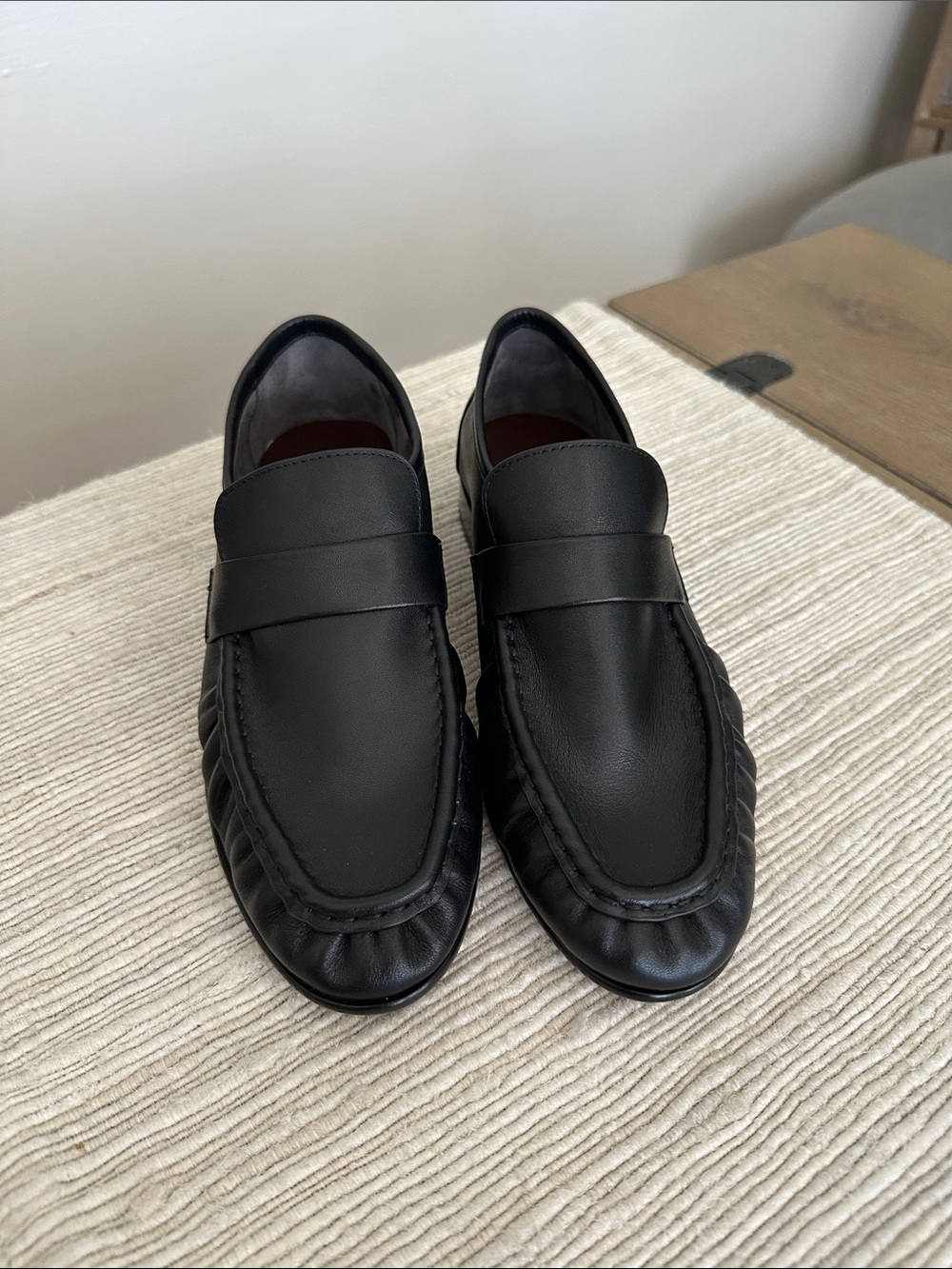 The Row Soft Leather Loafers